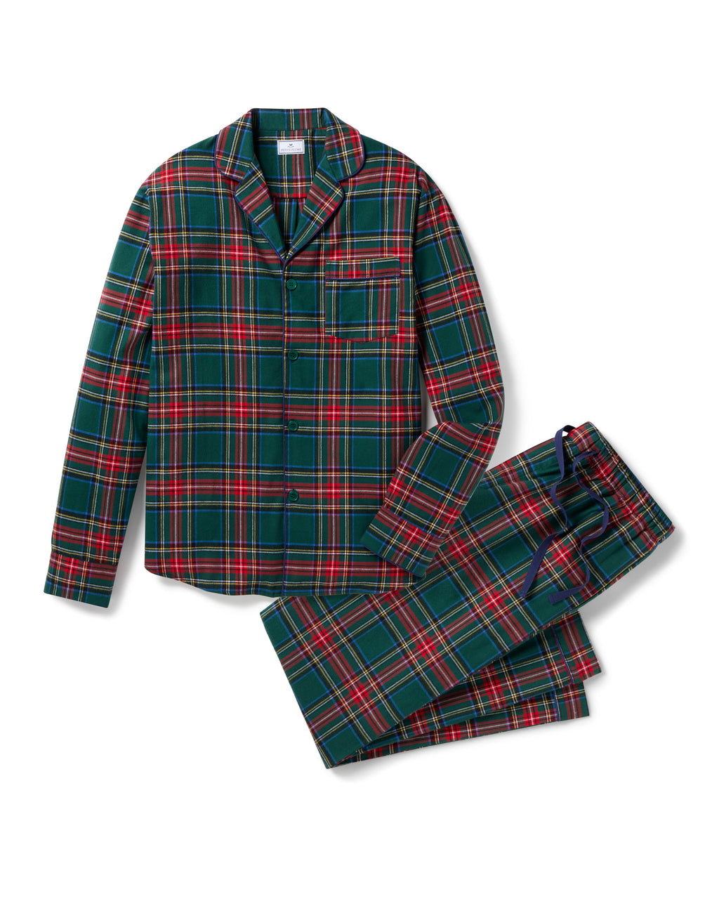 Men's Brushed Twill Pajama Set in Kensington Tartan